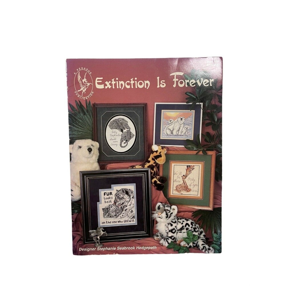 Extinction is Forever Cross Stitch Pattern Book Stephanie Hedgepath Pegasus